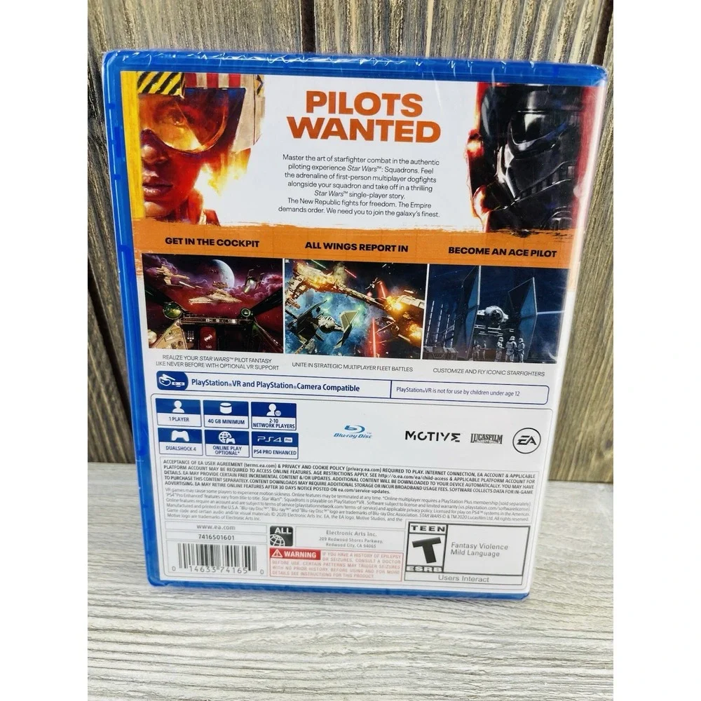 PS4 Playstation 4 Star Wars Squadrons VR Brand New and Sealed
